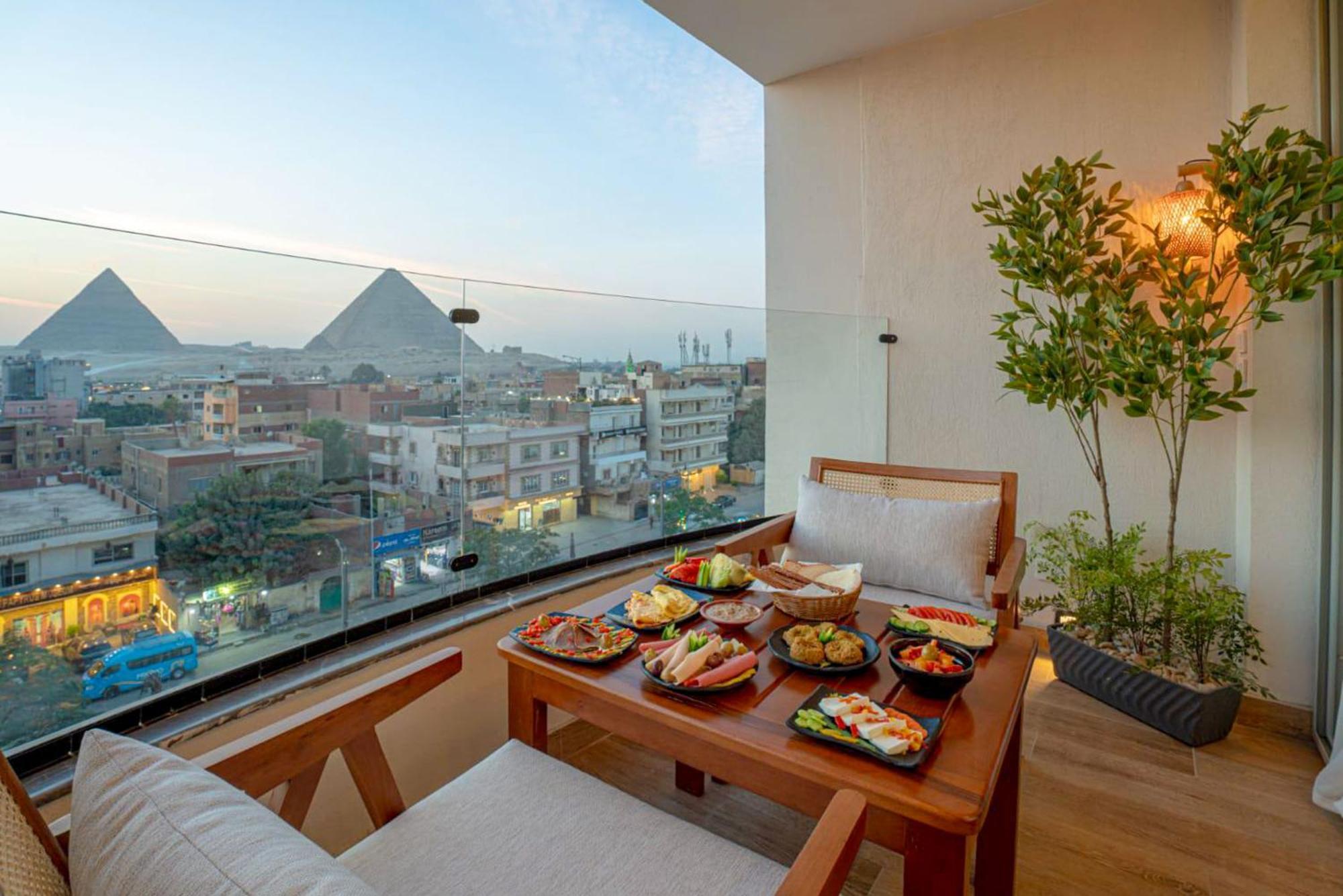 Galaxy Pyramids View Inn Kafrat al Jabal Exterior photo