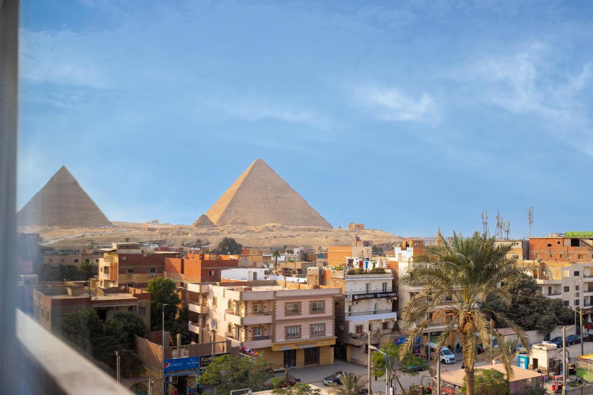 Galaxy Pyramids View Inn Kafrat al Jabal Exterior photo