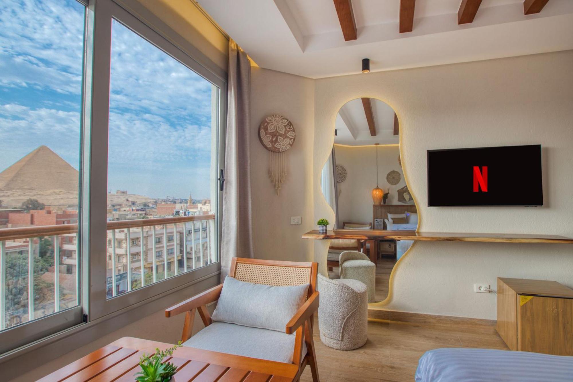 Galaxy Pyramids View Inn Kafrat al Jabal Exterior photo